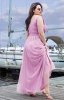Elegancka sukienka szyfonowa maxi plus size 248-20 tył